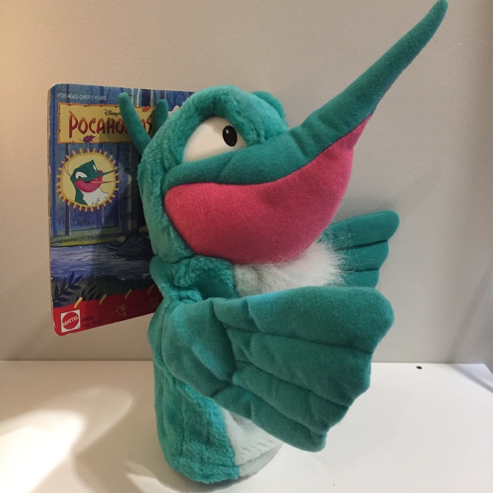 Disney’s Pocahontas “FLIT”  hummingbird hand puppet
